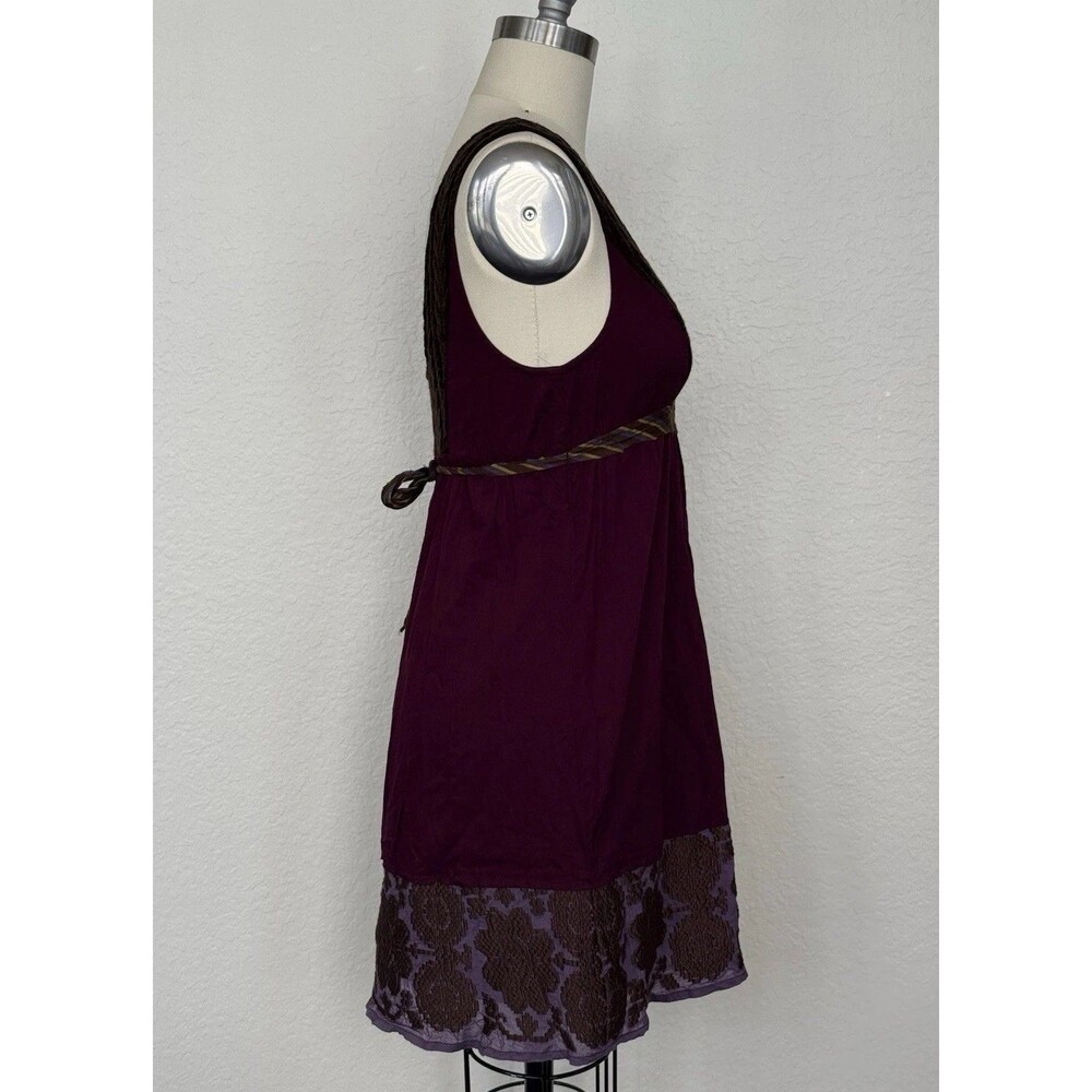 Vintage Free People Dress Y2K Boho Crochet Lace Empire Waist Festival S - Picture 6 of 16